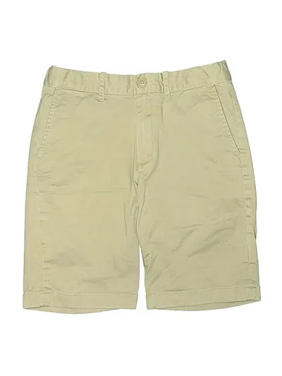 Pre-owned Crewcuts Outlet Kids' Khaki Shorts In Tan