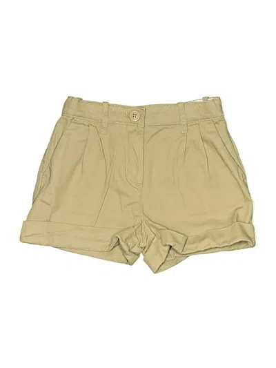 Pre-owned Crewcuts Outlet Kids' Khaki Shorts In Tan