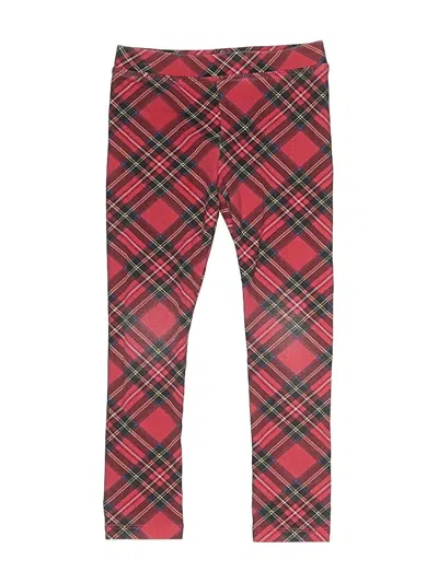 Pre-owned Crewcuts Outlet Kids' Leggings In Red