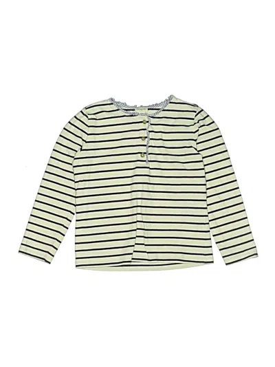 Pre-owned Crewcuts Outlet Kids' Long Sleeve Henley Shirt In Green