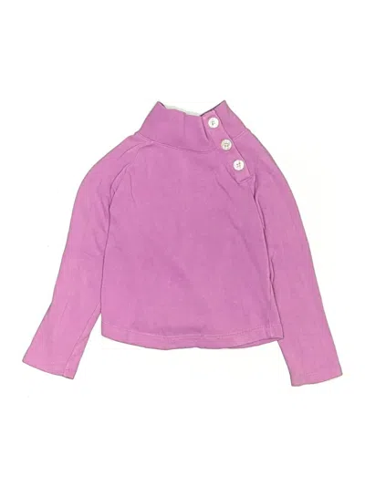 Pre-owned Crewcuts Outlet Kids' Long Sleeve Polo Shirt In Pink