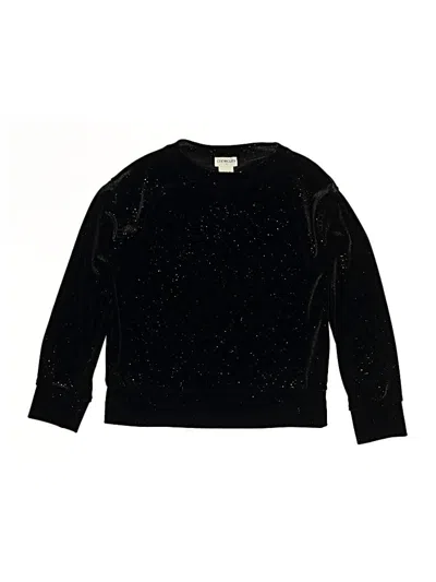 Pre-owned Crewcuts Outlet Kids' Long Sleeve T-shirt In Black