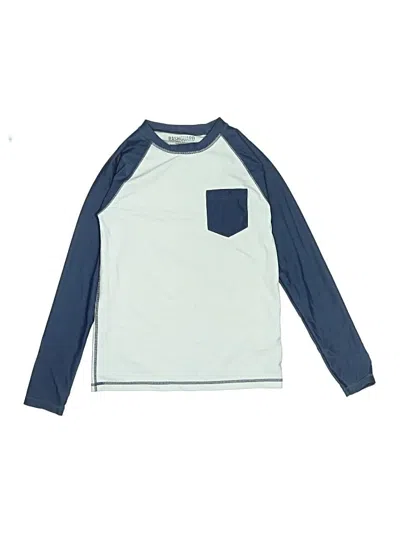 Pre-owned Crewcuts Outlet Kids' Long Sleeve T-shirt In Blue