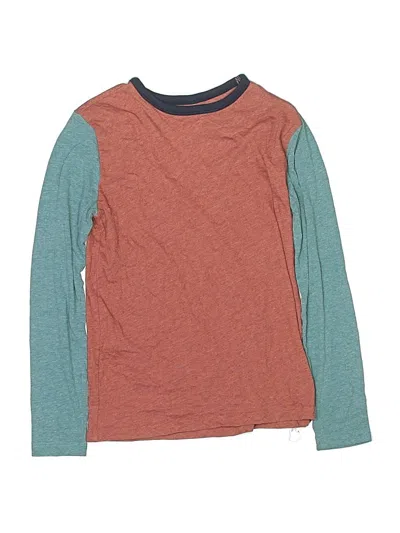 Pre-owned Crewcuts Outlet Kids' Long Sleeve T-shirt In Brown