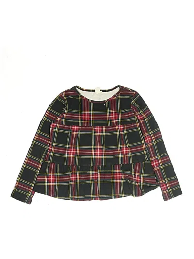 Pre-owned Crewcuts Outlet Kids' Long Sleeve T-shirt In Green