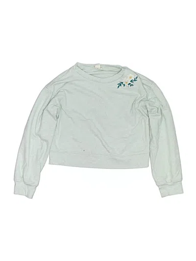 Pre-owned Crewcuts Outlet Kids' Long Sleeve T-shirt In Green