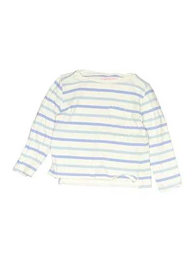 Pre-owned Crewcuts Outlet Kids' Long Sleeve T-shirt In Ivory