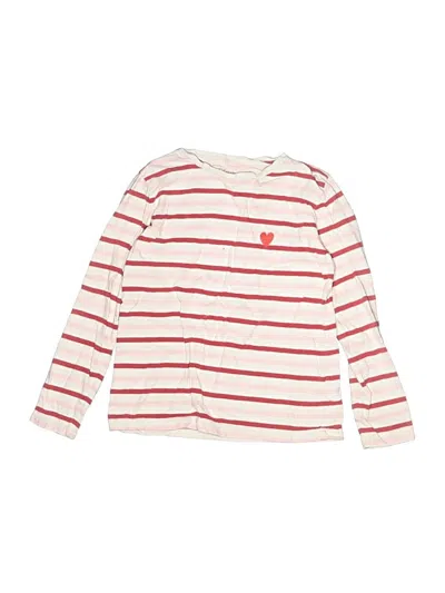 Pre-owned Crewcuts Outlet Kids' Long Sleeve T-shirt In Ivory