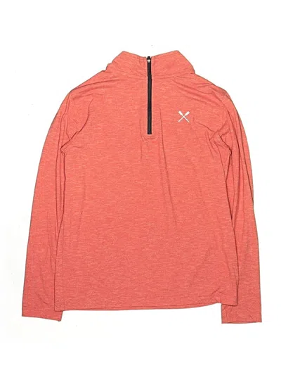 Pre-owned Crewcuts Outlet Kids' Long Sleeve T-shirt In Red