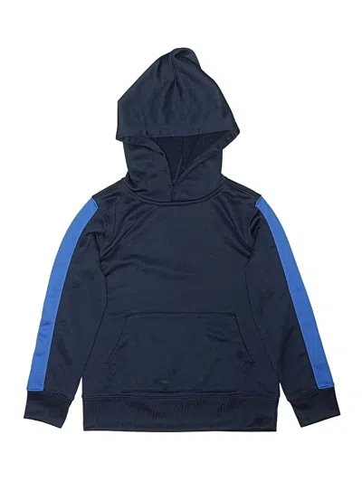 Pre-owned Crewcuts Outlet Kids' Pullover Hoodie In Blue