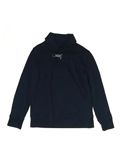 Pre-owned Crewcuts Outlet Kids' Pullover Hoodie In Blue