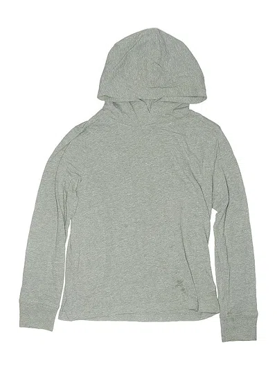Pre-owned Crewcuts Outlet Kids' Pullover Hoodie In Gray