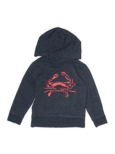 Pre-owned Crewcuts Outlet Kids' Pullover Hoodie In Gray