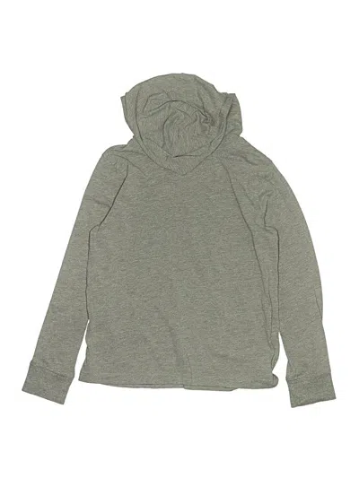 Pre-owned Crewcuts Outlet Kids' Pullover Hoodie In Gray