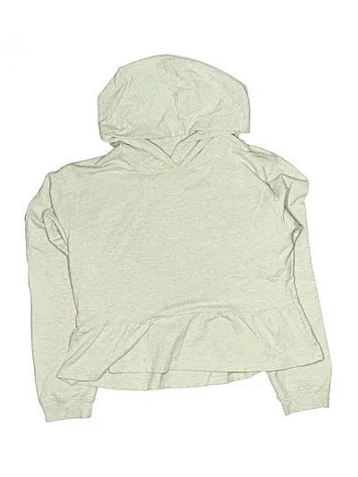 Pre-owned Crewcuts Outlet Kids' Pullover Hoodie In Green