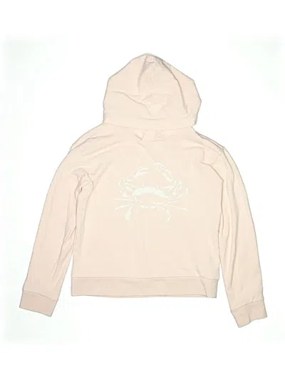 Pre-owned Crewcuts Outlet Kids' Pullover Hoodie In Tan