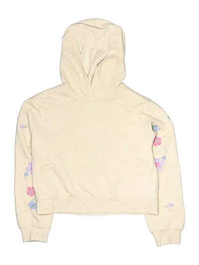 Pre-owned Crewcuts Outlet Kids' Pullover Hoodie In Tan