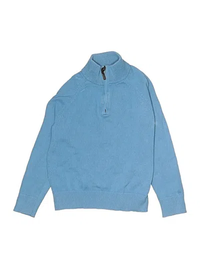 Pre-owned Crewcuts Outlet Kids' Pullover Sweater In Blue