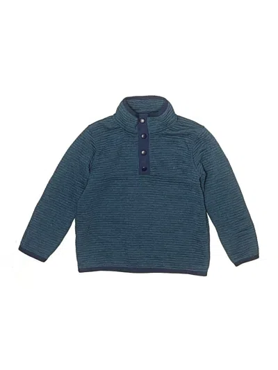 Pre-owned Crewcuts Outlet Kids' Pullover Sweater In Blue