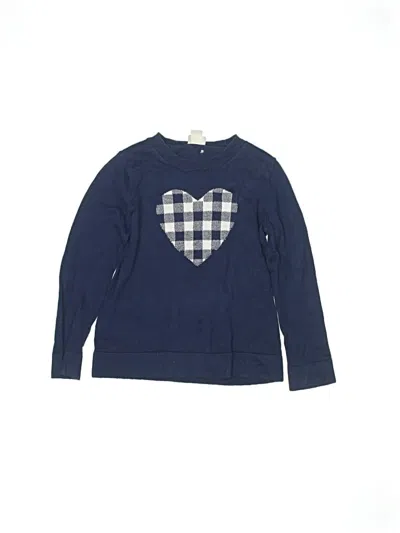 Pre-owned Crewcuts Outlet Kids' Pullover Sweater In Blue