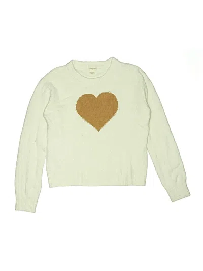 Pre-owned Crewcuts Outlet Kids' Pullover Sweater In Gold