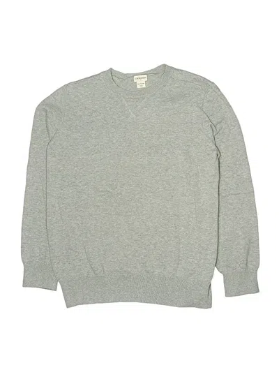 Pre-owned Crewcuts Outlet Kids' Pullover Sweater In Gray