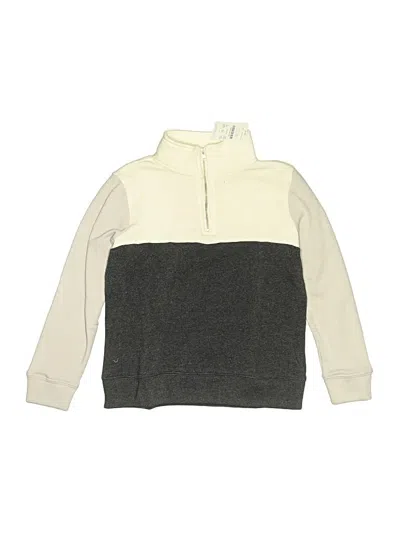 Pre-owned Crewcuts Outlet Kids' Pullover Sweater In Gray