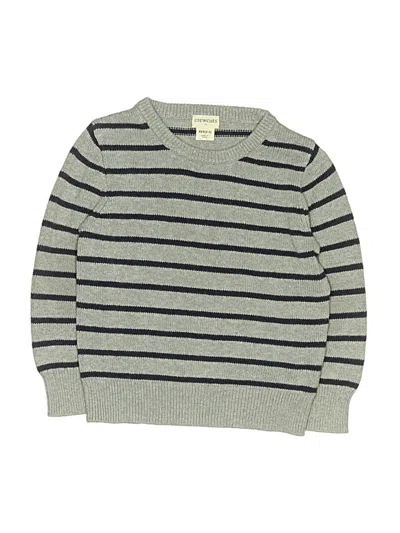 Pre-owned Crewcuts Outlet Kids' Pullover Sweater In Gray