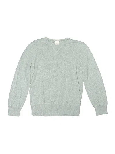 Pre-owned Crewcuts Outlet Kids' Pullover Sweater In Gray