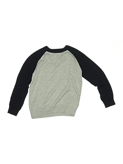 Pre-owned Crewcuts Outlet Kids' Pullover Sweater In Gray