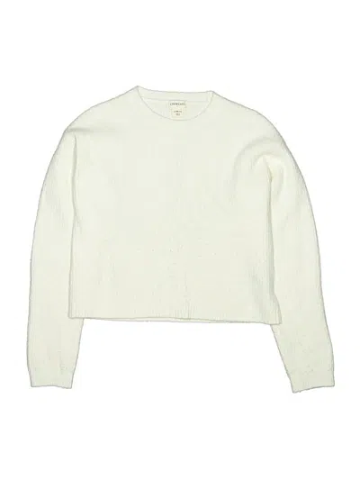 Pre-owned Crewcuts Outlet Kids' Pullover Sweater In Ivory