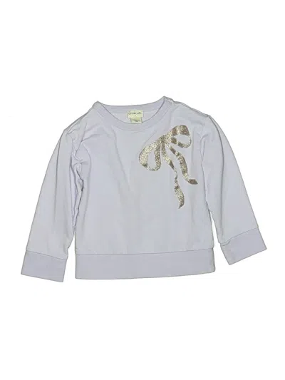 Pre-owned Crewcuts Outlet Kids' Pullover Sweater In Purple