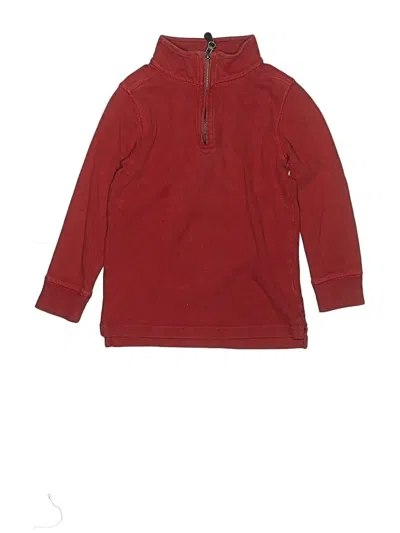 Pre-owned Crewcuts Outlet Kids' Pullover Sweater In Red