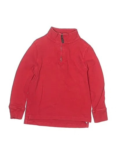Pre-owned Crewcuts Outlet Kids' Pullover Sweater In Red