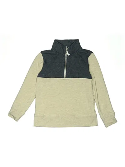Pre-owned Crewcuts Outlet Kids' Pullover Sweater In Tan