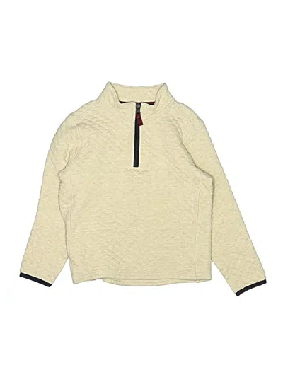 Pre-owned Crewcuts Outlet Kids' Pullover Sweater In Yellow