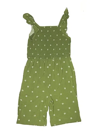 Pre-owned Crewcuts Outlet Kids' Romper In Green