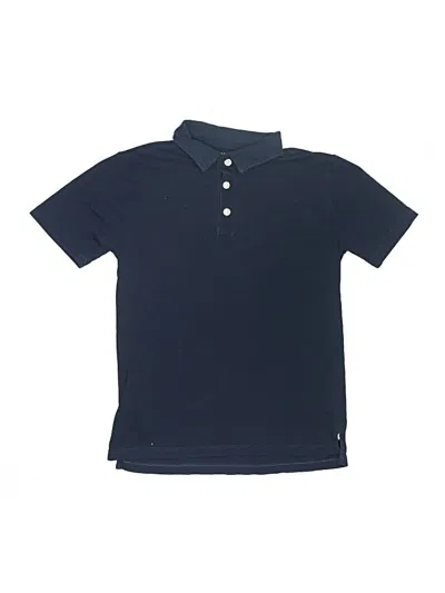 Pre-owned Crewcuts Outlet Kids' Short Sleeve Polo Shirt In Blue