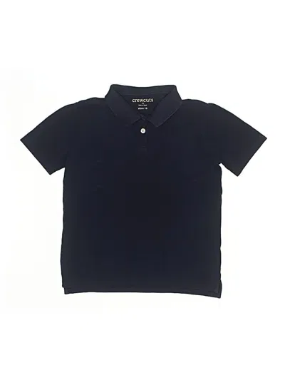 Pre-owned Crewcuts Outlet Kids' Short Sleeve Polo Shirt In Blue
