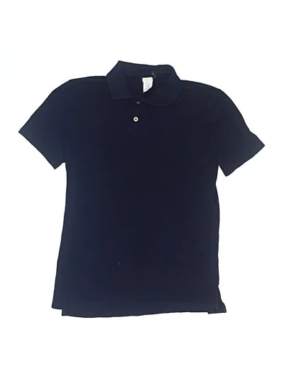 Pre-owned Crewcuts Outlet Kids' Short Sleeve Polo Shirt In Blue