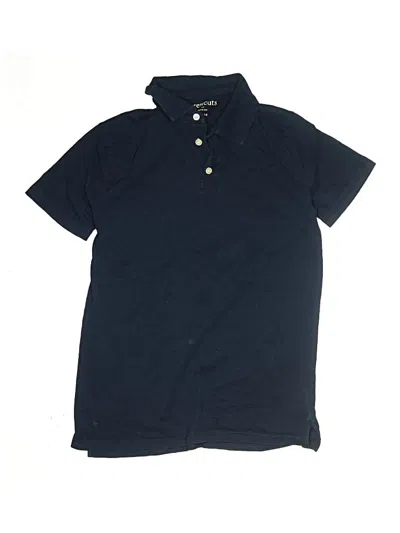 Pre-owned Crewcuts Outlet Kids' Short Sleeve Polo Shirt In Blue