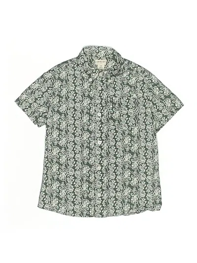 Pre-owned Crewcuts Outlet Kids' Short Sleeve Polo Shirt In Green