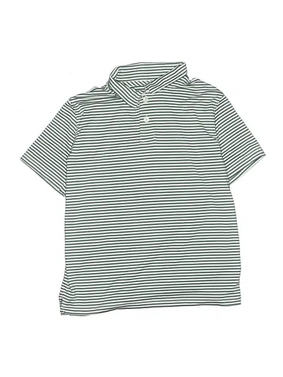 Pre-owned Crewcuts Outlet Kids' Short Sleeve Polo Shirt In Green