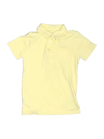 Pre-owned Crewcuts Outlet Kids' Short Sleeve Polo Shirt In Yellow
