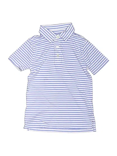Pre-owned Crewcuts Outlet Kids' Short Sleeve Top Blue Tops