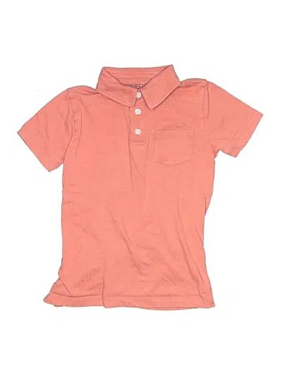Pre-owned Crewcuts Outlet Kids' Short Sleeve Top Orange Tops