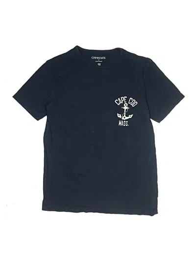Pre-owned Crewcuts Outlet Kids' Short Sleeve T-shirt In Blue