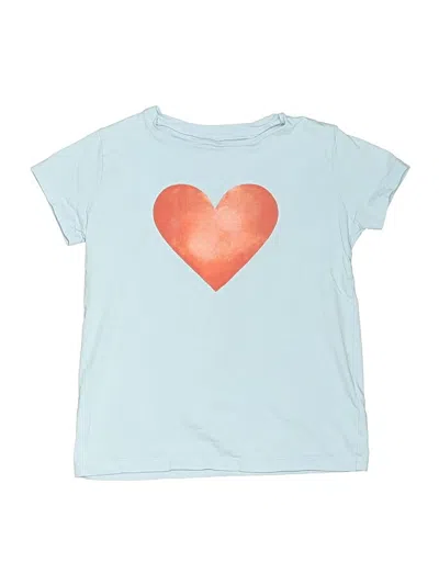 Pre-owned Crewcuts Outlet Kids' Short Sleeve T-shirt In Blue