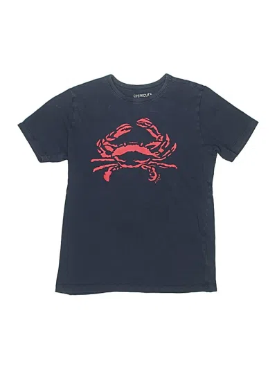 Pre-owned Crewcuts Outlet Kids' Short Sleeve T-shirt In Blue