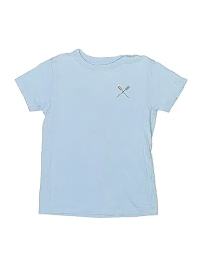 Pre-owned Crewcuts Outlet Kids' Short Sleeve T-shirt In Blue